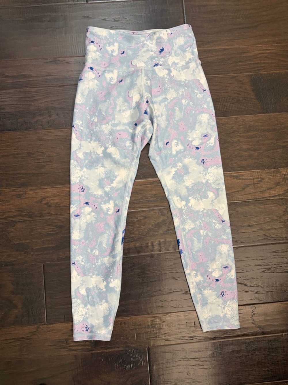 Wildfox leggings Pastel Cloud Print - Light Blue & Pink